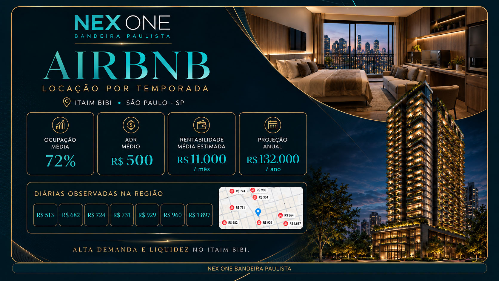 NEX ONE Bandeira Paulista | Itaim Bibi | São Paulo