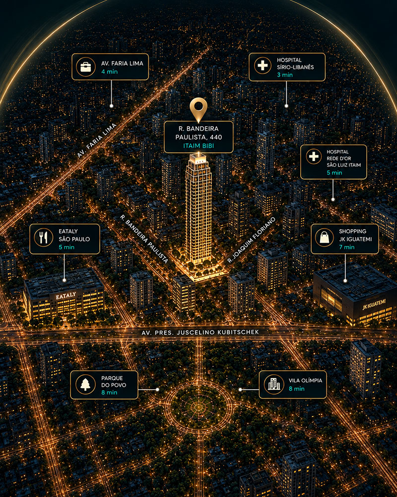 NEX ONE Bandeira Paulista | Itaim Bibi | São Paulo